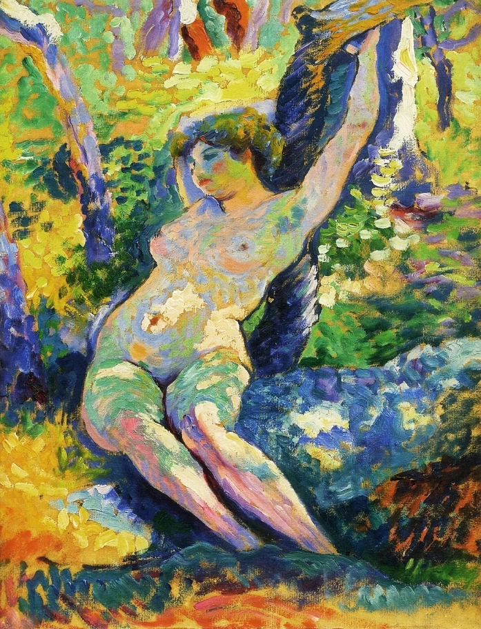 Giovane donna (studio per la radura)